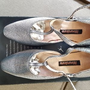 Brand new silver heels for New Year's Eve/ dance shoes size 6.5/7